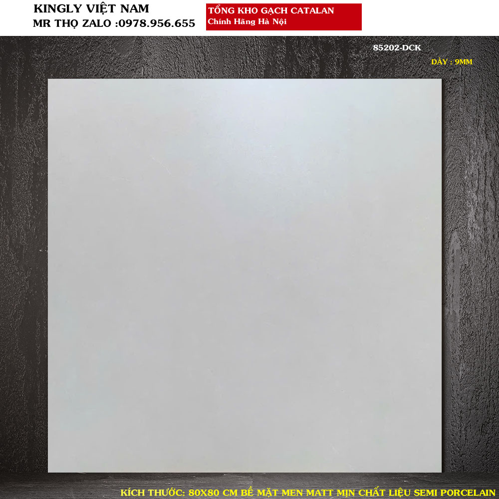 Gạch lát nền Catalan 80x80 85202 Loại 1